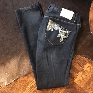 A|X Armani Exchange Embellished Jeans